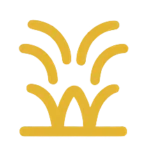Pictogramme arroseur de jardin : arrosage automatique