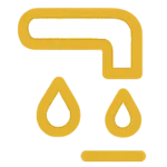 Pictogramme robinet qui goutte : détection des fuites
