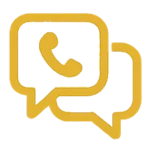 Pictogramme bulles de message : notifications WhatsApp et Telegram