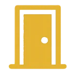 Pictogramme porte : détection ouverture et fermeture