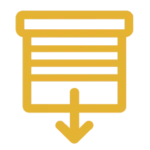 Pictogramme volet roulant : gestion des volets