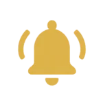 Pictogramme cloche : alarme